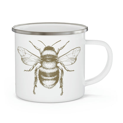 ENAMEL BEE KEEPING MUG