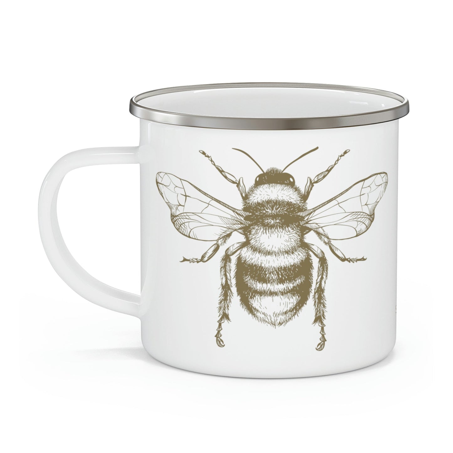 ENAMEL BEE KEEPING MUG